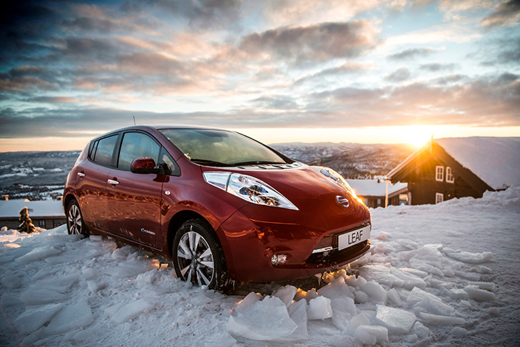 Billiga vinterhjul till Nissan Leaf