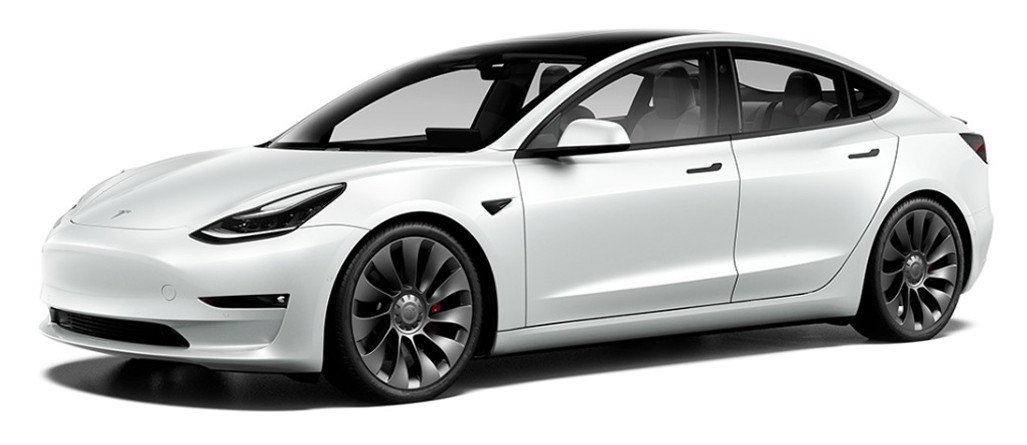 Tesla Model 3 med blåtand TPMS system